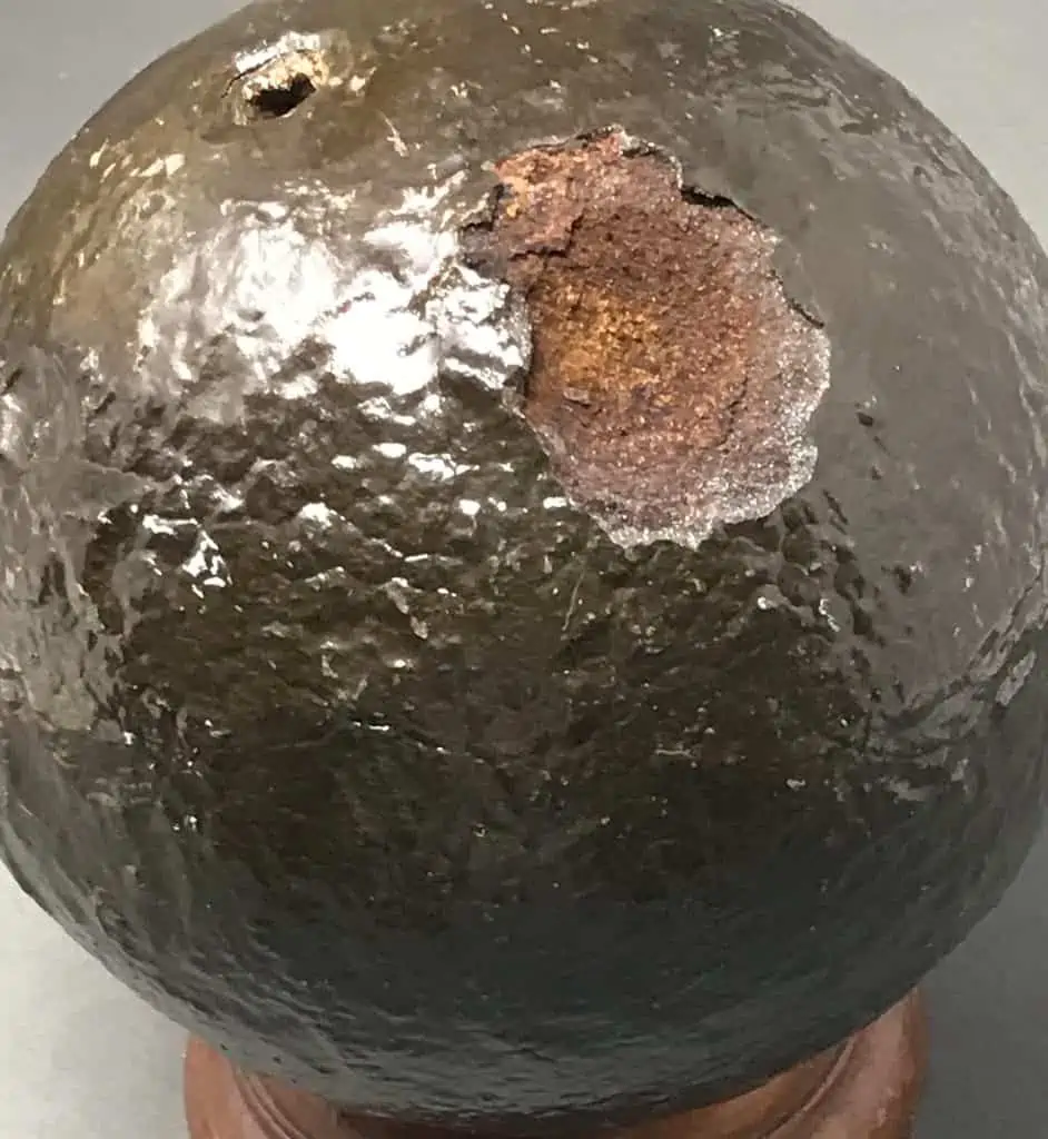 Classic Civil War Bormann Cannonball - Recovered in Virginia