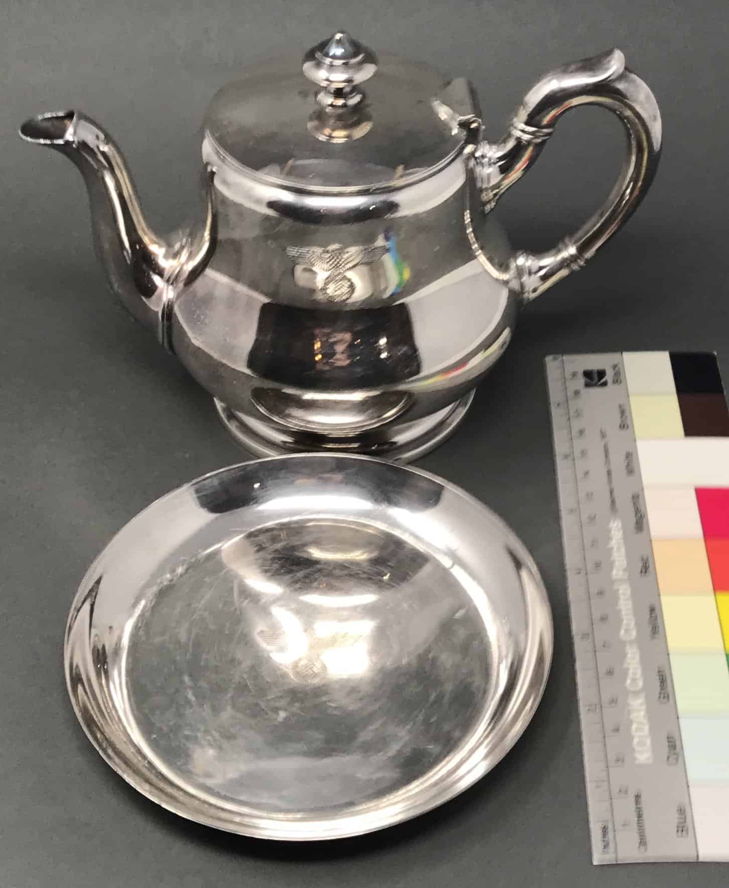 Adolf Hitler's Personal Formal Pattern Silver Tea Pot By Wellner Recovered  By A U.S. Veteran Certified By The Gettysburg Museum Of History