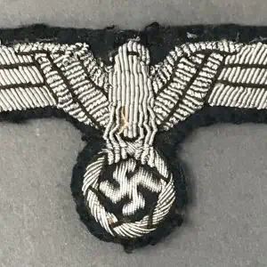 Original WWII German Army (Heer) OFFICER'S OFFICER'S WHITE SUMMER TUNIC  BREAST EAGLE. (Hoheitsabzeichen) Certified