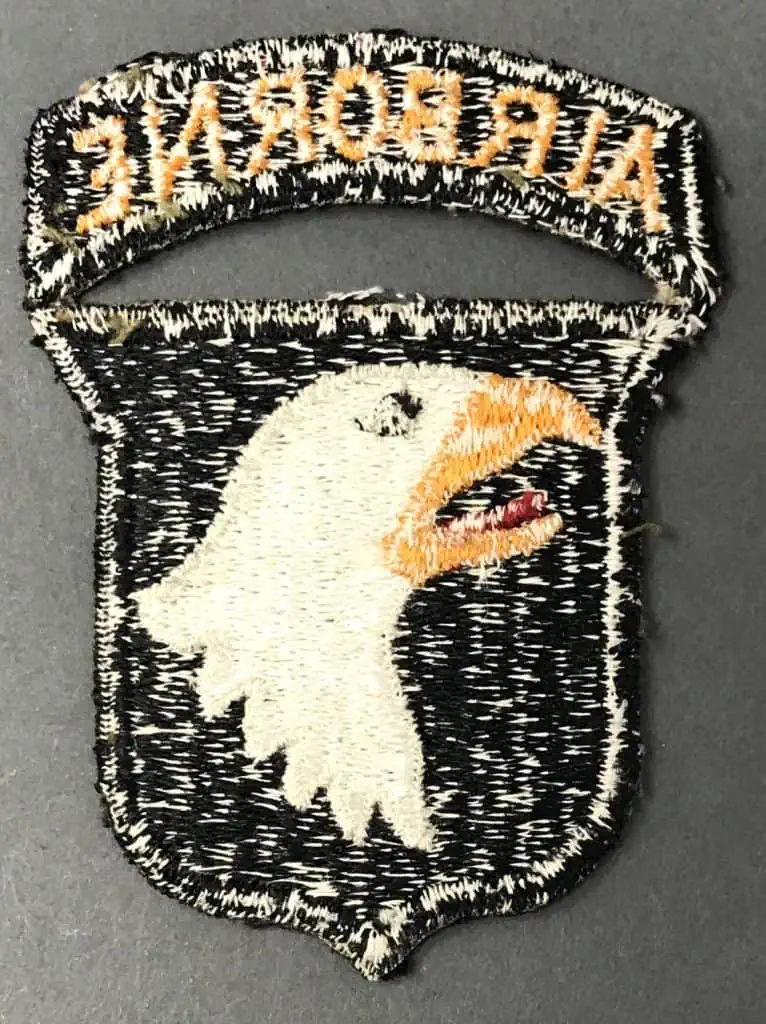 Certified WWII 101st Airborne 'Screaming Eagle' Patch | Gettysburg