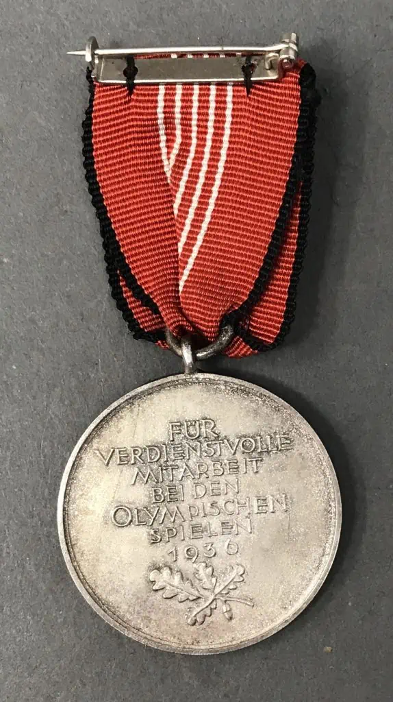 Rare Hitler 1936 Olympic Document & Medal at Gettysburg Museum