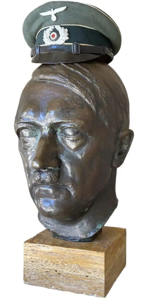 Bronze Hitler Bust for Sale - WWII History