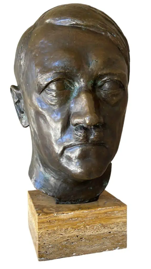 Life-Size Adolf Hitler Bronze Bust for Sale