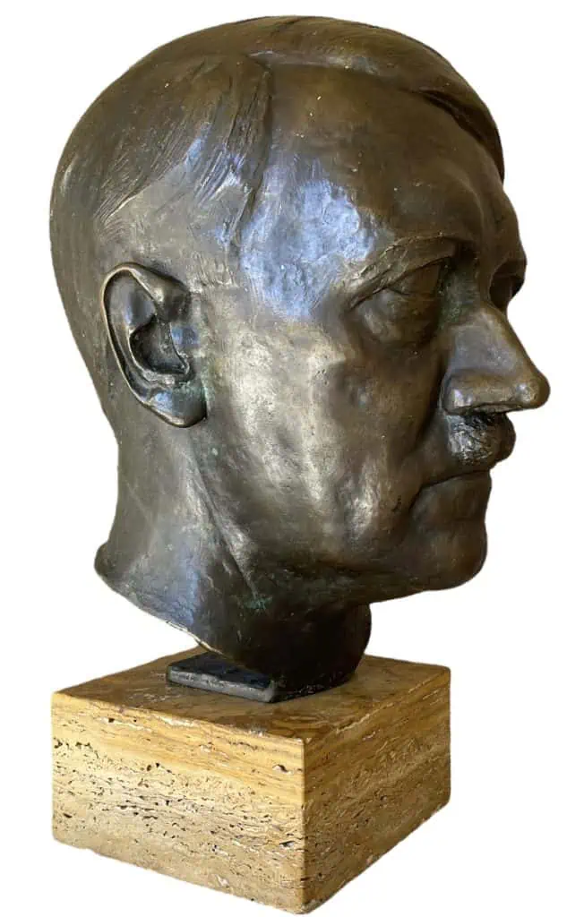 Bronze Bust of Adolf Hitler by Lothar Dietz