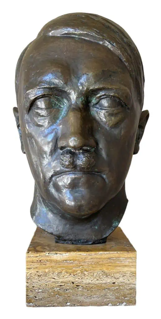 Adolf Hitler Bronze Bust - Historic Artifact from Brown House