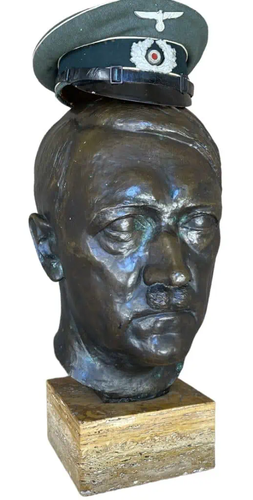 Hitler Bronze Bust - WWII Artifact