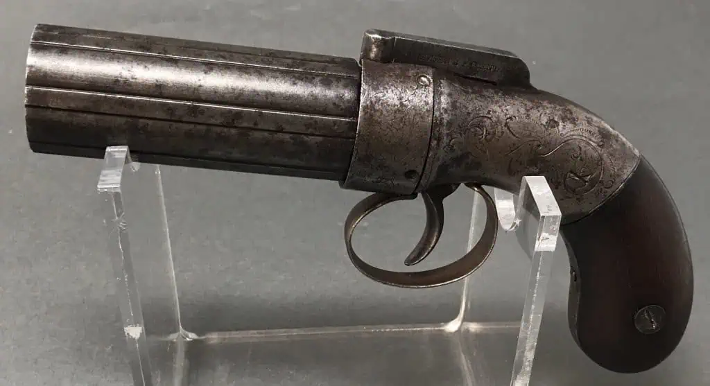 Allen & Thurber Pepperbox Revolver - Antique 7 Shot