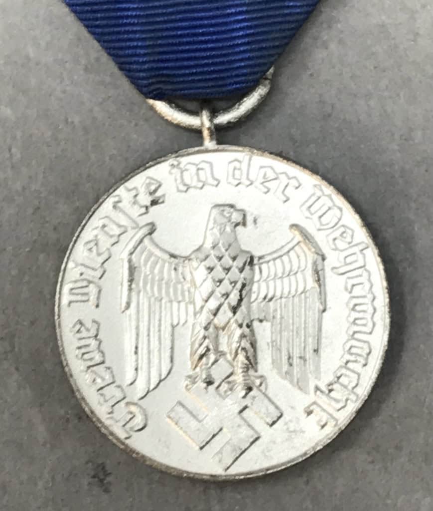 Original Wwii German Four Year Long Service Medal. (wehrmacht 