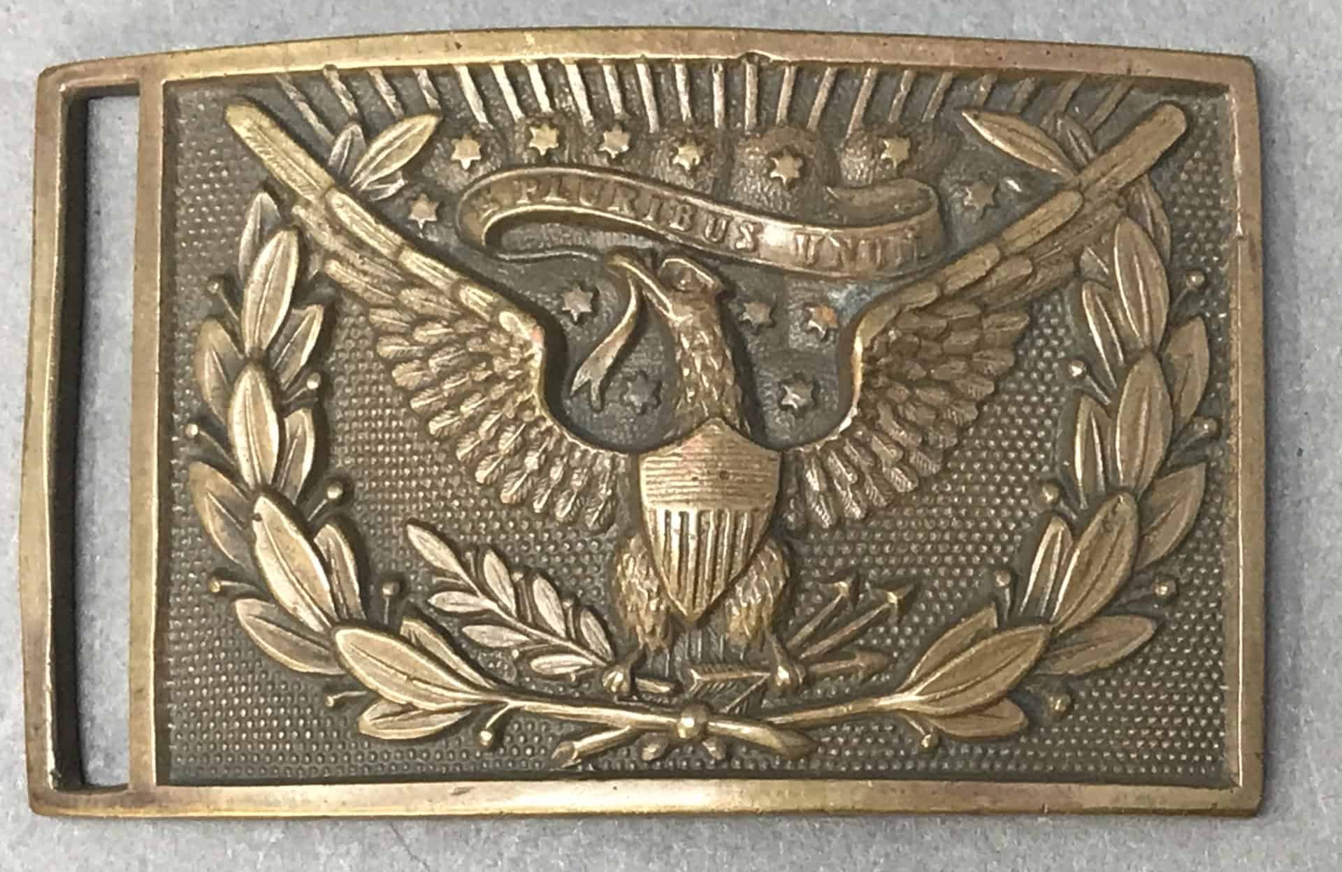 Explore Authentic Civil War Union Officer's Eagle Sword Belt Plate